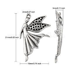 Pendentifs en alliage de style tibétain&nbsp;LS-TIBEP-12940-AS-FF