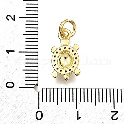 Ottone micro spianare pendenti zirconi&nbsp;KK-Z100-16G