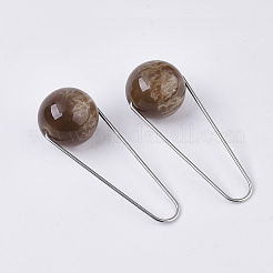 Imitation Edelstein Stil zweifarbige Acryl große Anhänger&nbsp;X-STAS-S079-136D