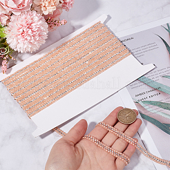 Glitzerglas-Hotfix-Strasse und Kunstperlen&nbsp;DIY-WH20011-18A