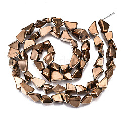 Brins de perles de verre électrolytiques opaques&nbsp;EGLA-T024-01C-03