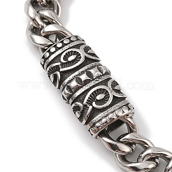 Braccialetti a catena rettangolare in acciaio inossidabile 304 con placcatura ionica (ip) per uomo&nbsp;BJEW-B096-45AS