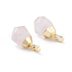 Natürlichen Rosenquarz Anhänger&nbsp;G-G845-07G-11