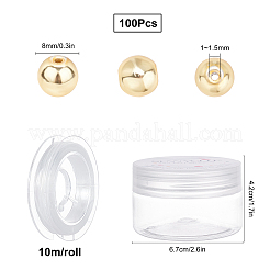 200 kit de fabrication de bracelets extensibles en perles d'hématite synthétiques non magnétiques électrolytiques&nbsp;DIY-SC0014-92B-G