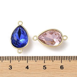 Messing-Pflasterglas-Strass-Verbindungsanhänger&nbsp;KK-F862-49G