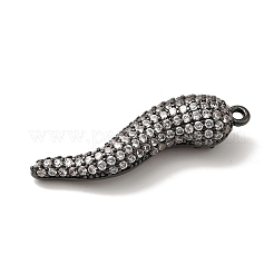 Rack-Plattierung Messing Micro Pave Kubisch Zirkonia-Anhänger&nbsp;KK-A229-03G-B