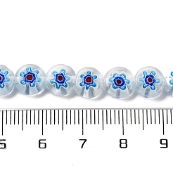 Handgemachte Millefiori Bunte Malerei Perlen Stränge&nbsp;LAMP-G164-12J