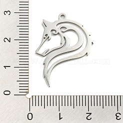 Pendentifs en acier inoxydable 304 anti-ternissement&nbsp;STAS-Q255-06P