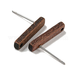Risultati di orecchini a bottone in legno di noce&nbsp;X-EJEW-B060-02A