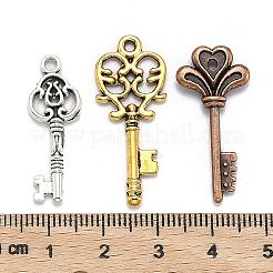 Tibetischer stil Aluminium Anhänger & Charms&nbsp;TIBEP-MSMC016-M