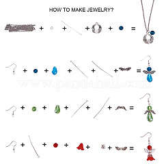 Fabricación de pendientes y collares de diy&nbsp;DIY-SC0004-03