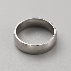 201 Edelstahl schlichter Bandring für Männer und Frauen&nbsp;RJEW-WH0015-01C