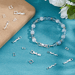 12 Stück 3 Stile umweltfreundliche Messing-Uhrenarmbandverschlüsse&nbsp;KK-DC0004-67