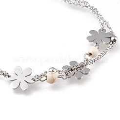 Bracciali multifilo in acciaio inossidabile 304&nbsp;STAS-D152-04P