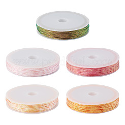 Cordon tressé en polyester 50 couleurs de 5 m&nbsp;OCOR-TA0003-58