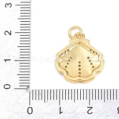 Messing micro pave klare zirkonia anhänger&nbsp;KK-H273-50G-04