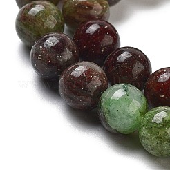Natürlichen grünen Opal Perlen Stränge&nbsp;G-H045-A03-8MM