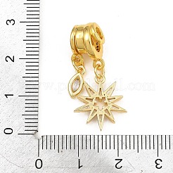 Pendentifs en laiton zircon cubique transparent&nbsp;CU-CBAD306-12G
