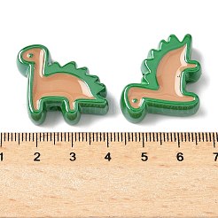 10 Stück Acryl-Emaille-Perlen&nbsp;OACR-H048-01B-04