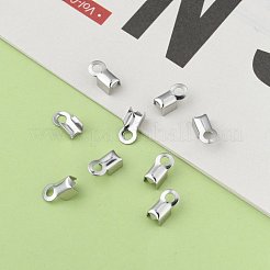 Emembouts de cordon à sertir repliables en acier inoxydable 304 résistant au ternissement&nbsp;STAS-M009-01A