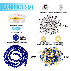 DIY-Sets zur Herstellung von Halsketten/Armbändern&nbsp;DIY-TAC0032-18B