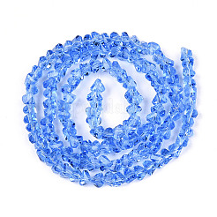 Chapelets de perles en verre transparente  &nbsp;X-GLAA-N018-4mm-11