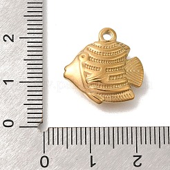 Placcatura ionica (ip) ciondoli in acciaio inossidabile 304&nbsp;STAS-M075-11G