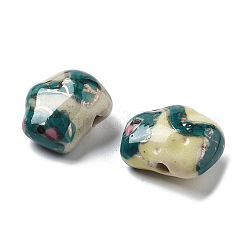 Perles en porcelaine manuelles&nbsp;PORC-L079-15