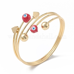 Bracelets manchette en laiton&nbsp;BJEW-A134-01G-M