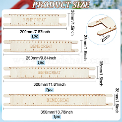 Maßlineale aus geflochtener Holzschnur&nbsp;TOOL-WH0155-74D