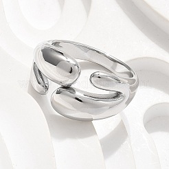 Manschettenringe aus Edelstahl 304 für Damen&nbsp;RJEW-A063-01F-P