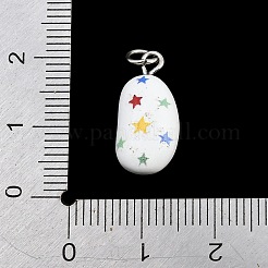 Pendentifs d'émail en laiton &nbsp;KK-CBA10BC-03D