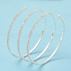 Bracciali multistrato di strass in lega di ferro&nbsp;BJEW-B052-03S