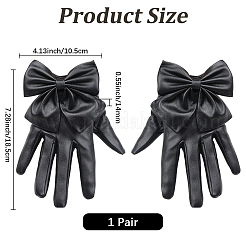 1 Paar PU-Lederhandschuhe&nbsp;DIY-CL0001-92