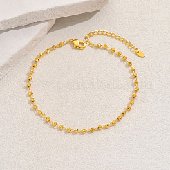 Eleganti cavigliere con catena a maglie sferiche in ottone per outfit da pendolarismo quotidiano da donna&nbsp;JB5615-1