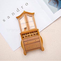 Ornements miniatures pour bibliothèque en bois&nbsp;PW-WG20F43-01