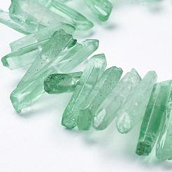 Brins de perles de cristal de quartz naturel&nbsp;G-K181-B02