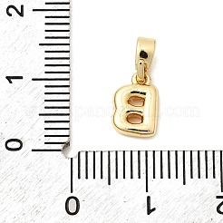 Ciondoli con lettere in ottone&nbsp;KK-G554-22G-B