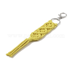 Decorazioni pendenti in filo di nylon macramè fatte a mano&nbsp;HJEW-P019-05P