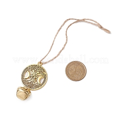 Fer cloche pendentif décorations&nbsp;HJEW-JM02504-01