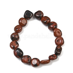 Chapelets de perles en obsidienne d'acajou naturel&nbsp;GG-CBA787B-A19