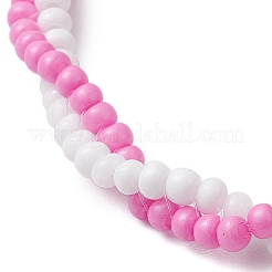 Bracciali di perline di vetro fatti a mano per le donne&nbsp;BJEW-MZ00129-03
