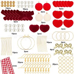 123 kit fai da te per realizzare orecchini alla moda per San Valentino&nbsp;DIY-SC0013-93