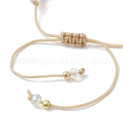 3 bracelet à breloques chakra en acier inoxydable 304&nbsp;BJEW-JB12564-04