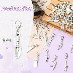60 pendentif décoratif en alliage d'outils&nbsp;HJEW-CJ00105