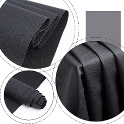 1 Yard PVC-Lederstoff mit Lichee-Muster&nbsp;AJEW-NB0006-64B