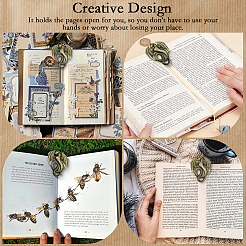 Zink-Legierung Bookmarks&nbsp;AJEW-WH20006-176F