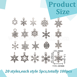 Ciondoli in lega in stile tibetano da 100 pz&nbsp;FIND-HY0005-14