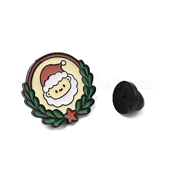 Weihnachtsthema Zinklegierung Emaille Pin Brosche für Rucksack Kleidung&nbsp;LS-JEWE-R003-01EB-05