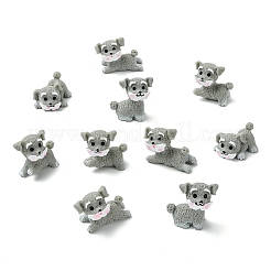 20 Stück 4 Stile Mini-Hundeornamente aus Harz&nbsp;RESI-CJ0004-85